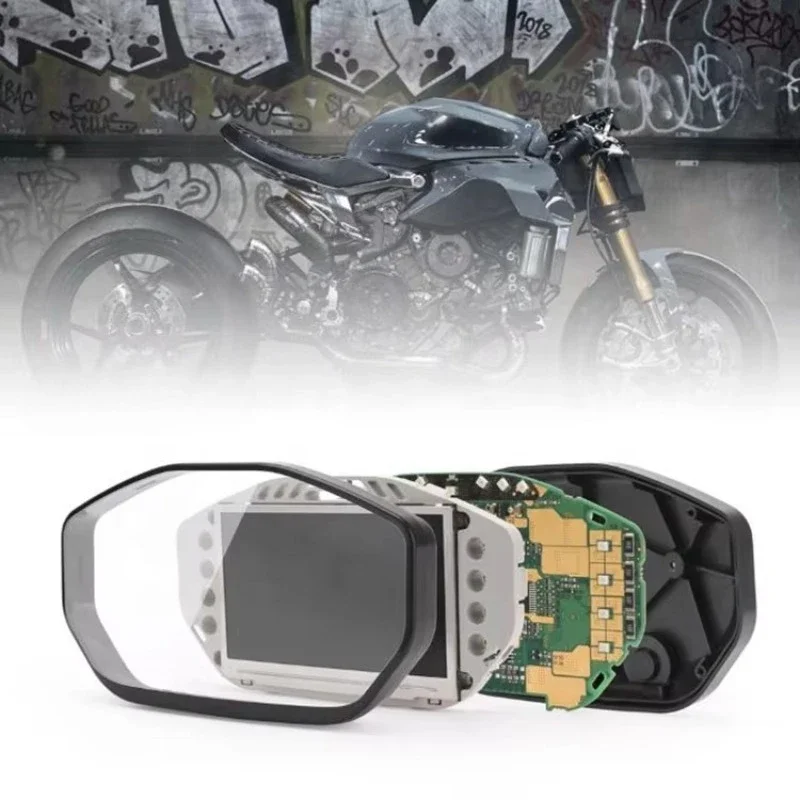 Universal Motorcycle Tachometer Digital 6-speed LCD Motorcycle Odometer Tachometer Other Motorcycle Accessories