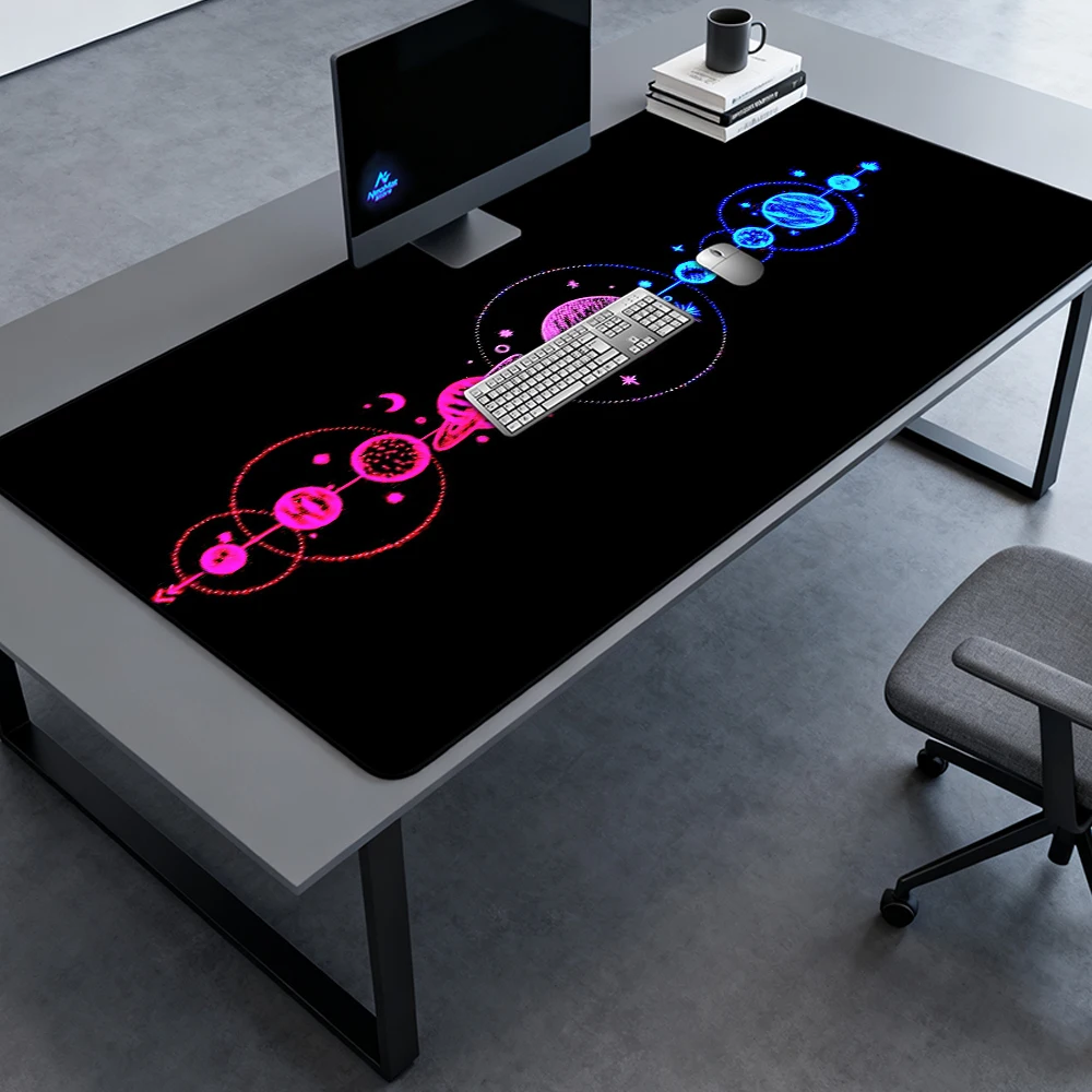 Neon Galaxy Mouse Pad Extended - Gaming Accessories For Pc Setup 评论和价格