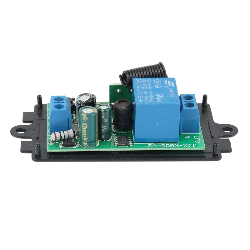 Hot-433Mhz Smart Home Drukknop Lichtschakelaars Universele Ac 100V 220V 10amp Relaisontvanger Voor Led-Ventilator