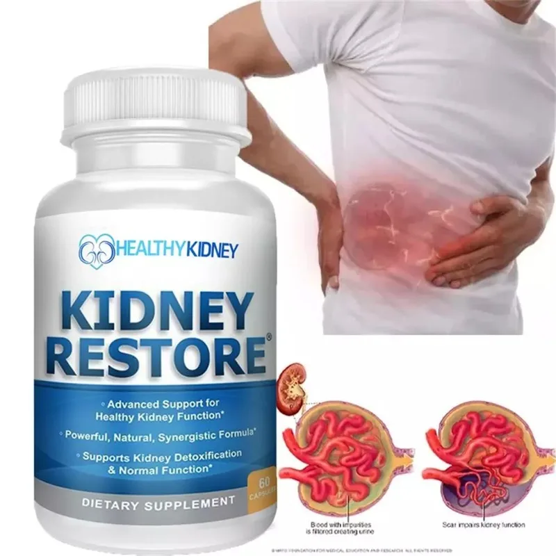

Kidney Cleanse and Detox Supplement - Relieve Pain, Promote Heart and Kidney Health, Reduce Stress