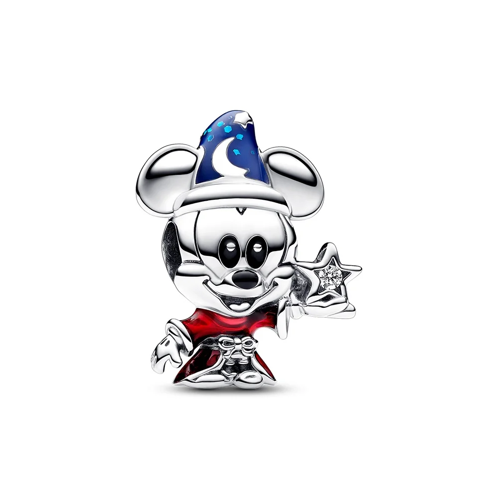 925 Silber Potdemiel Disney Mickey Stitch Toy Story Charm Anhänger Passend für Halskette Original Armband DIY Edles Damen-Partygeschenk