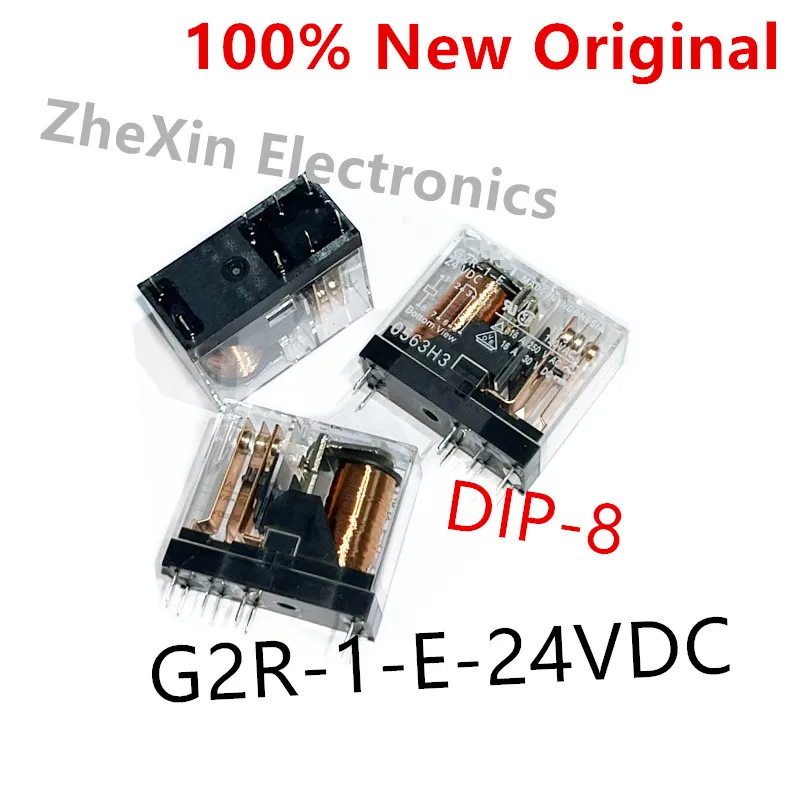 10PCS/Lot   G2R-1-E-5VDC 、G2R-1-E-12VDC 、G2R-1-E-24VDC 、G2R-1-E-48VDC   DIP-8   New Original Power Relay   G2R-1-E-DC12V  DC24V