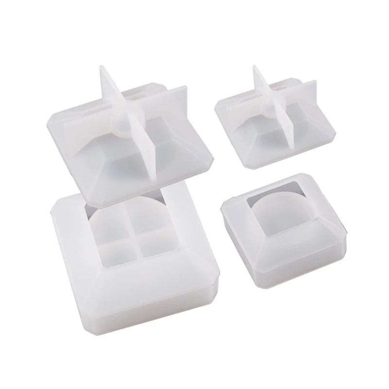 

Epoxy Resin Mold Jewelry Box Molds Square Shaped Storage Container Moulds Silicone Material Perfect for DIY Crafts C1FC