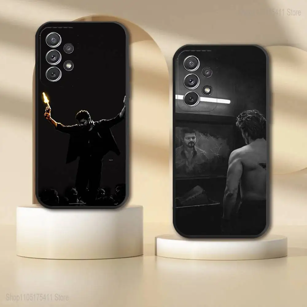

Singer T-Thalapathy V-Vijay Phone Case For Samsung S 25,24,23,22,30,21,10,9,Ultra,Plus,Lite,FE,4,5G Black Soft Case