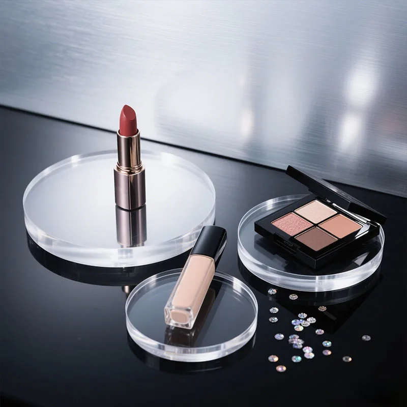 3 قطعة خلفيات للتصوير الفوتوغرافي الاكريليك الدعائم الزفاف شقة وضع كتل ختم عرض كتلة مسمار الفن مجوهرات صورة خلفية تزيين