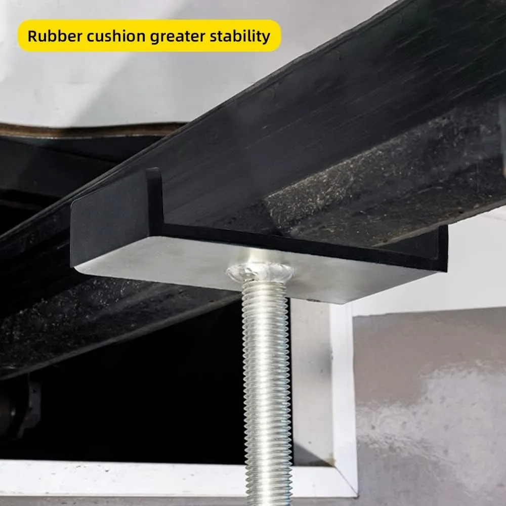 مقابس تثبيت RV Slide Out مع حصيرة مضادة للاهتزاز، سعة 5000 رطل، عبوة من 2 للتخييم والمقطورات #5