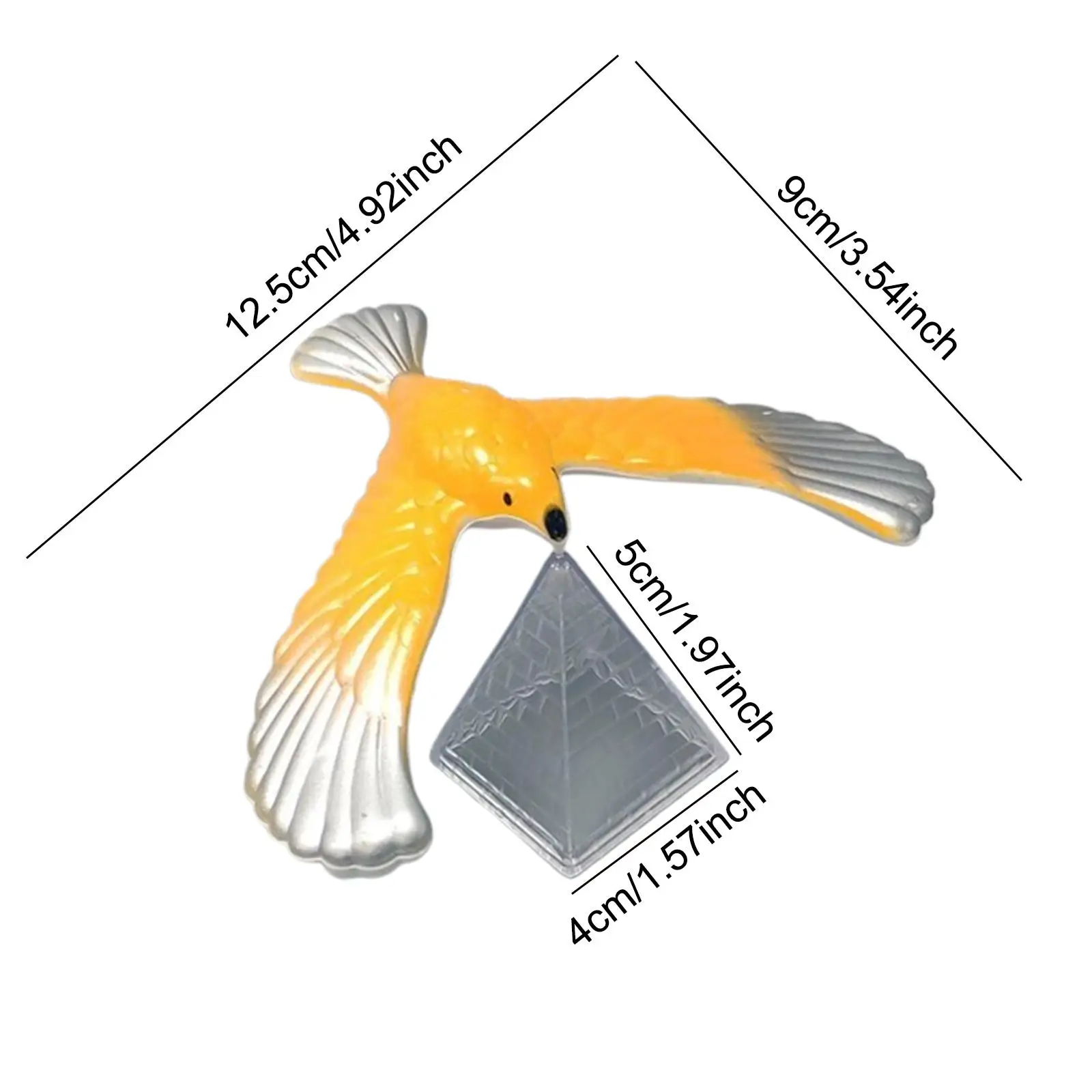 균형 새 밸런스 독수리 날개 독수리 장난감, 피라미드 조합, 데스크탑 사무실 파티, 어린이, 성인, 어린이용 호의