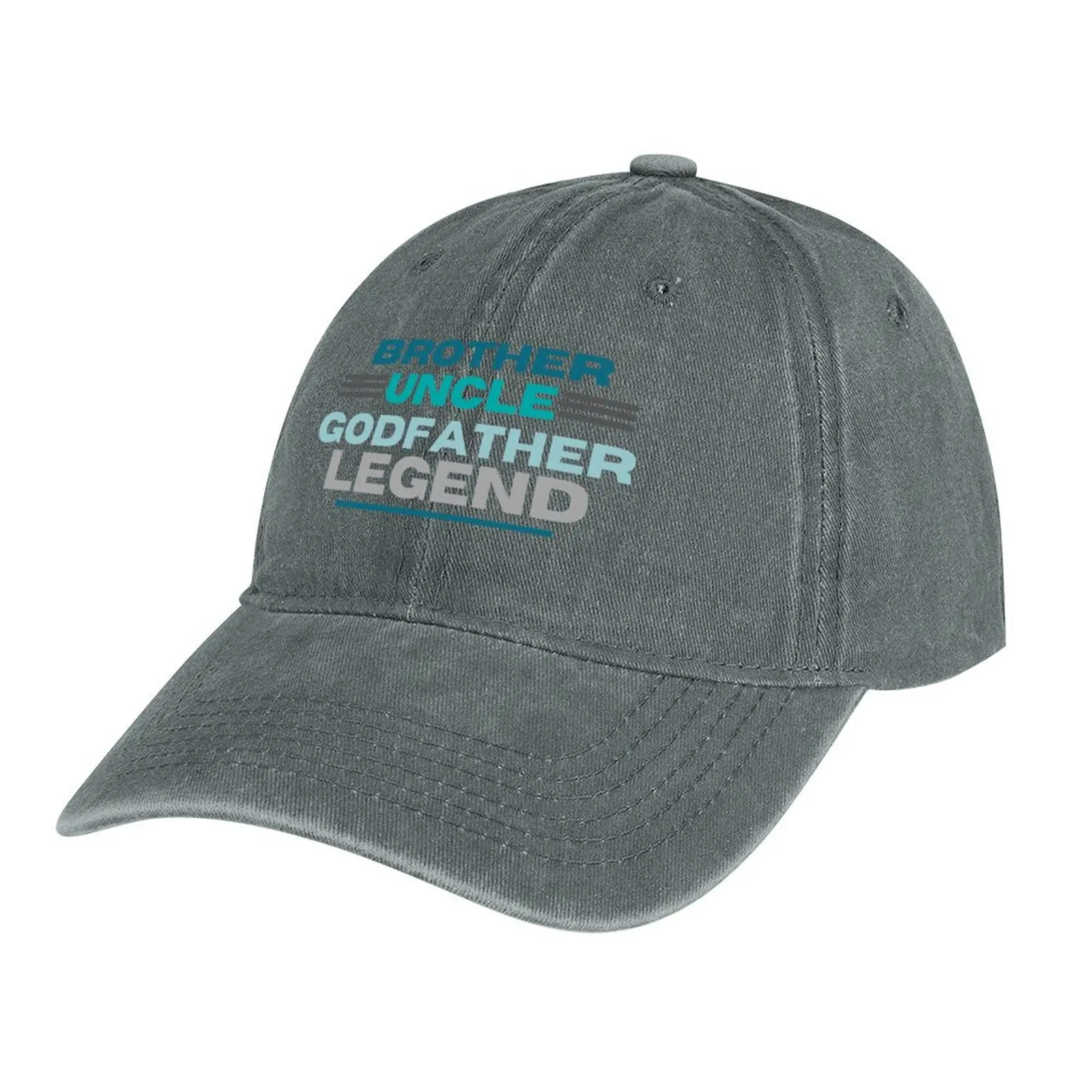 

Brother Uncle Godfather Legend Cowboy Hat Beach Sunhat Ball Cap Men's Luxury Women's