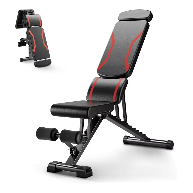 

NEW Arrival Folding Adjustable Dumbbell Bench Multifunctional Workout Station Press Adjustable Weight Bench