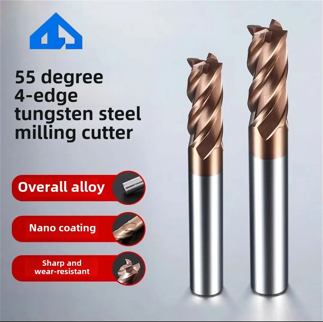 

MZG 4 flauta HRC45 55 65 1 2 3 4 5 6 8 10 12mm fresa madera cobre herramienta carburo aleación acero tungsteno CNC torno fresa