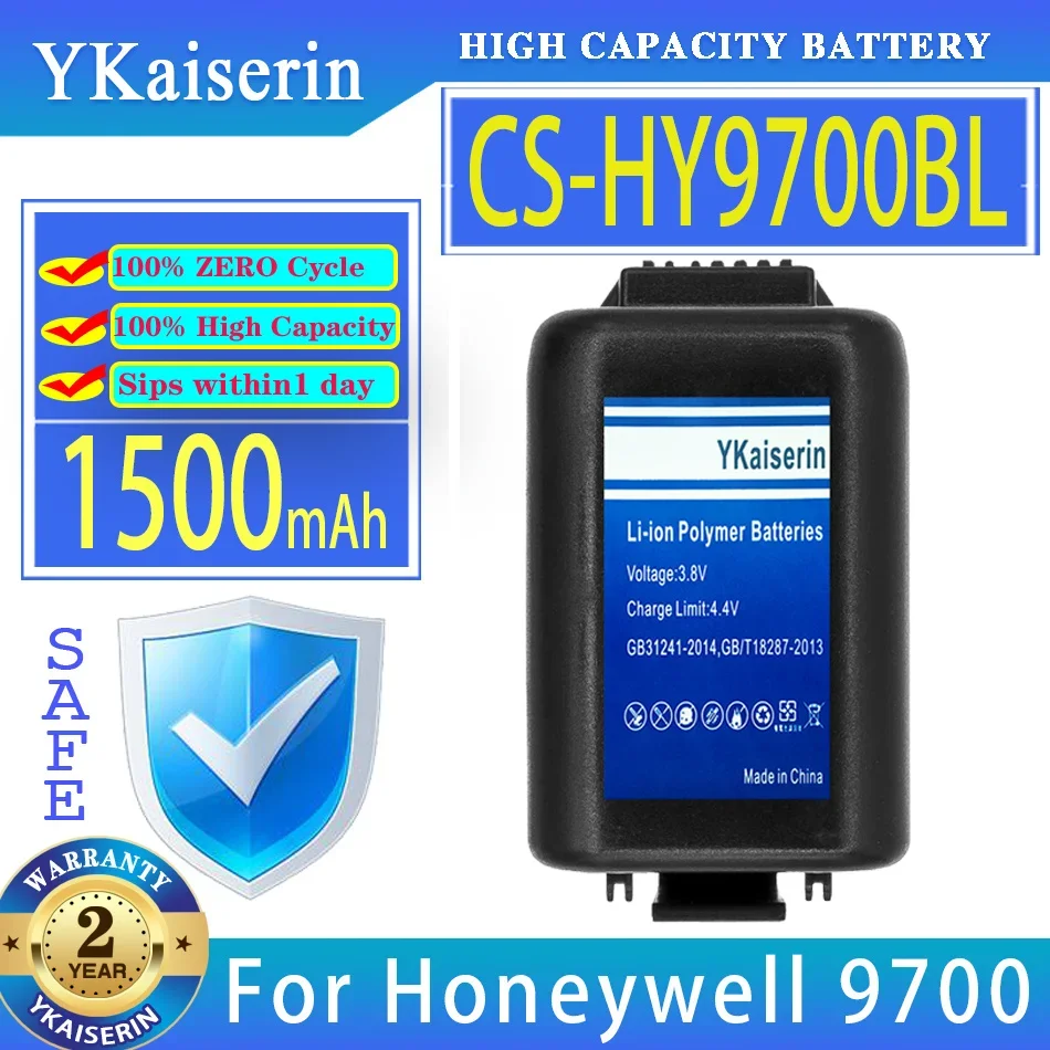 

YKaiserin Battery CS-HY9700BL CSHY9700BL 1500mAh For Honeywell 9700 9700-BTEC 9700-BTEC-1 9700LP0003Q12E, Digital Batteria