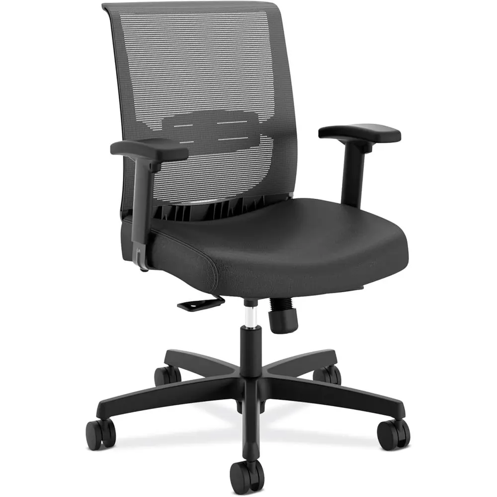 

Adjustable Ergonomic Task Chair, Black, UR10