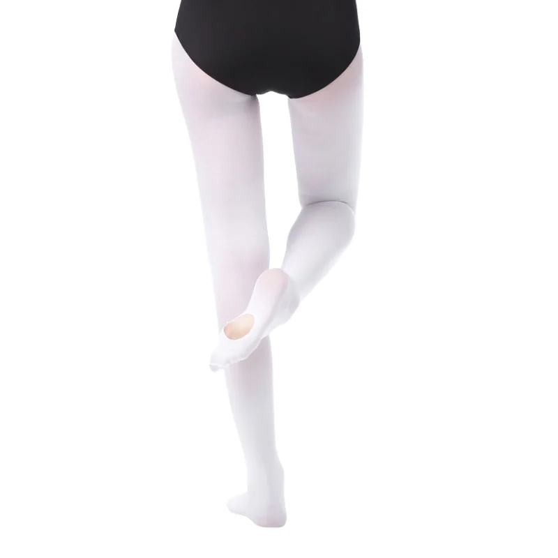 สาวเต้นรําถุงเท้าผู้หญิง Pantyhose บัลเล่ต์เต้นรําเปิดประทุน Tights Ultra Soft Pro Transition Tights Pantihose 90D หนา