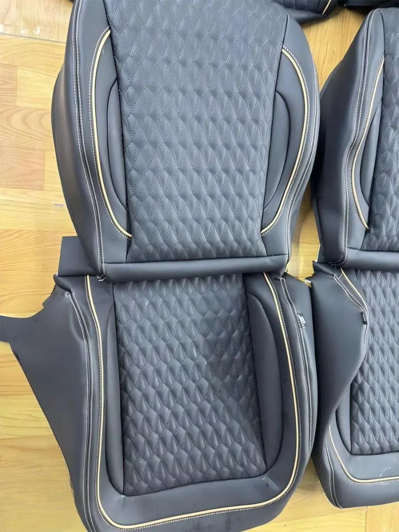 For Car Seat Covers for 5 Seats Leather Fit for Mercedes Benz W204 W205 W211 W203 W206 W210 W212 W213 W214 W176 W177