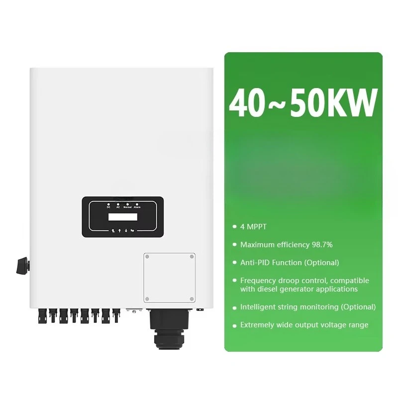 Commercial 40kw 50kw Solar Panel System Complete Set with Gird Inverter andController Solar Energy Solution