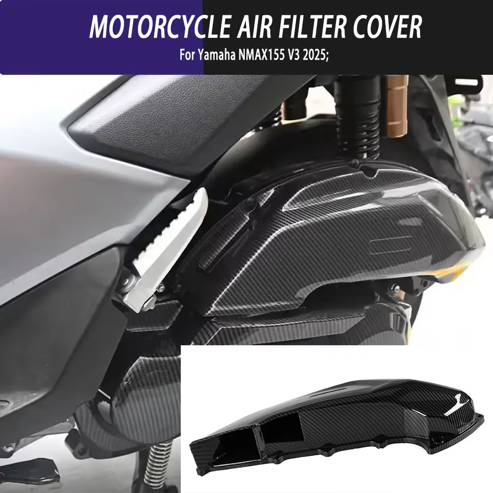

Motorcycle Modified Parts Air Filter Protective Cover Decorative Frame Air Filter Guard Protector For Yamaha NMAX155 V3 2025