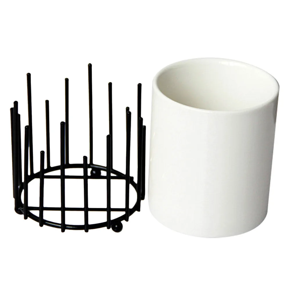 

Ceramic Utensil Holder Chopsticks Spoon Storage Case Kitchen Cutlery Organizer Stand Tableware Container Desktop Tool Rack