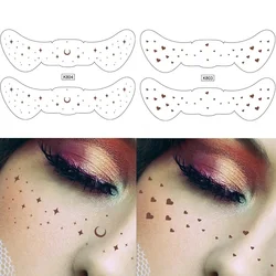 1 Pair Fake Freckle Tattoo Stickers Women Face Freckle Makeup Stickers Women Make Up Accessories Fashion Eyes Makeup Removable
