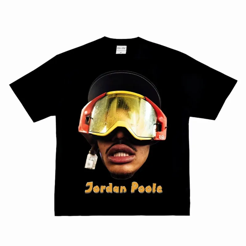 

Men's Y2K Top Gothic Retro Cotton T-Shirt Crewneck Printed Tee Unisex Streetwear Style Couple Top for Men and Women