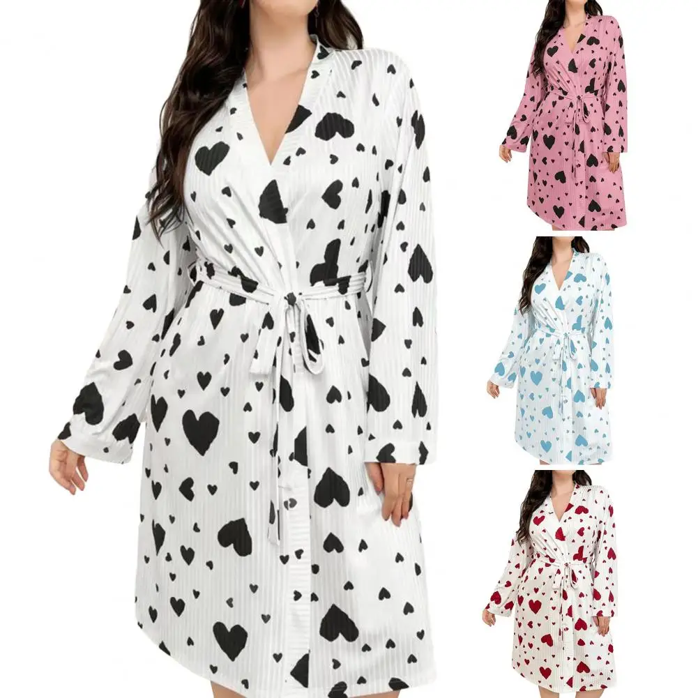 

Autumn Women's Cotton Kimono Robe Print Long Robes Women Sleepwear Women's Home Clothes Gown For Women Pajamas