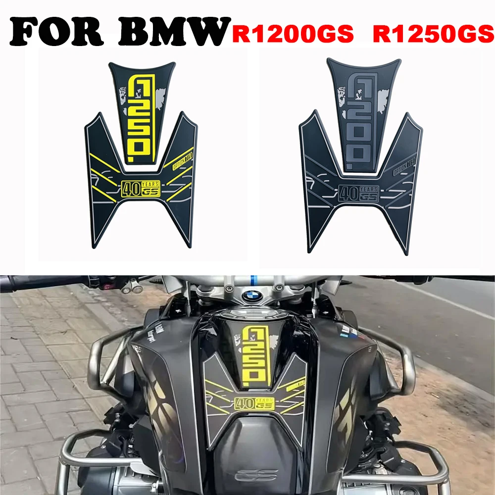 

For BMW R1200GS R 1250GS Triple Black Edition 2020-2023 3D Resin Can Pad Protection Sticker 40 Year GS/R1250GS Sticker