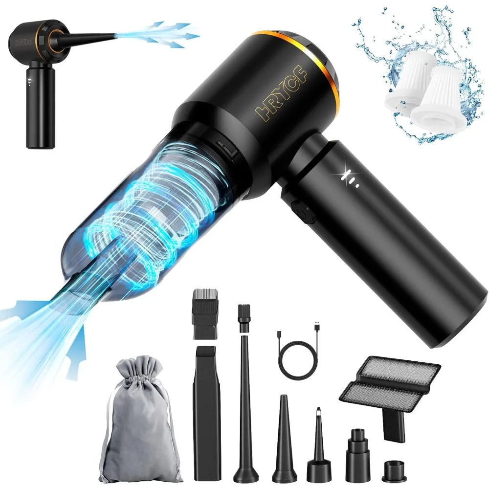 

Handheld Vacuum,Car Vacuum Cleaner,4-in-1 20000PA High Power Portable Rechargeable Vacuum Cleaner with Brushless Motor, Small Ha