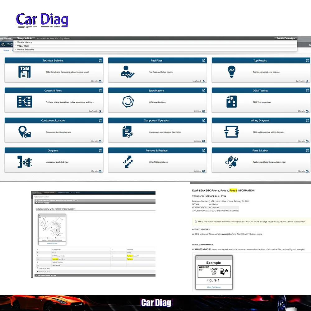 Compte en ligne pour les données automobiles, pack complet de données automatiques, Haynes PRO Workshop, logiciel de réparation de voiture, prise en