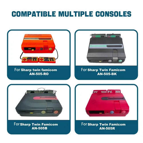 Imagen 2 del producto Adaptador de disco TicKnot FDSKey Famicom para sistema de disco Sharp Twin Famicom Cable FDSKey para consola Nintendo AV Famicom