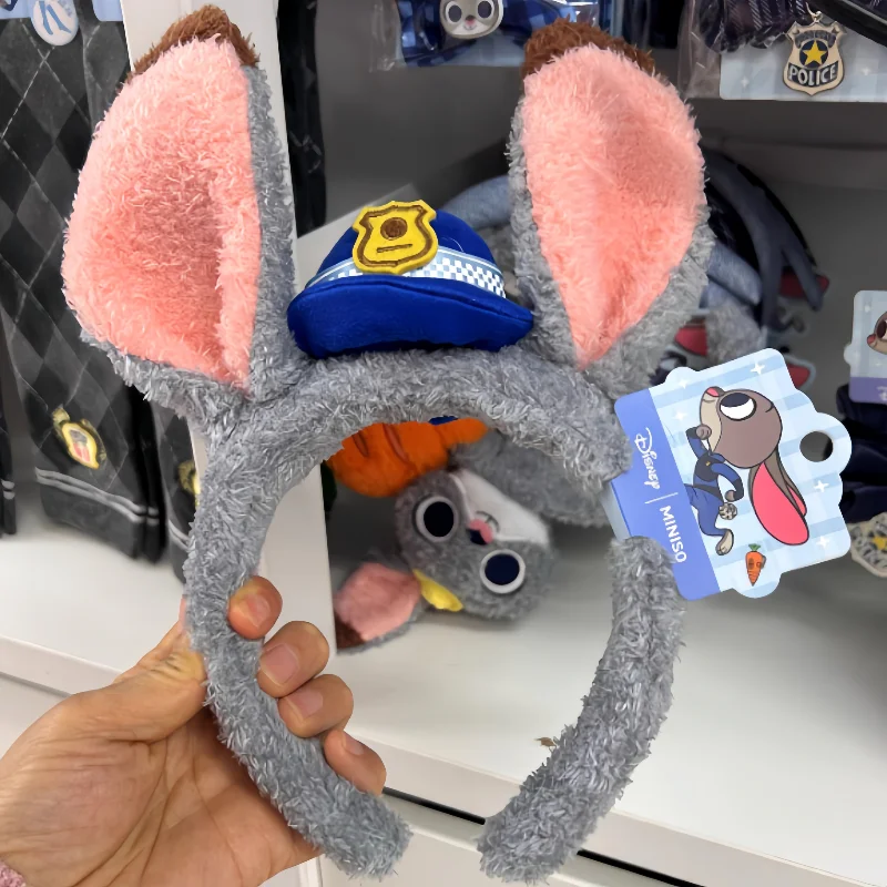 

Новый Miniso Judy Police Officer Life повязка для волос с резинкой и бантом заколка для волос аксессуар для волос декоративная пара праздничный подарок