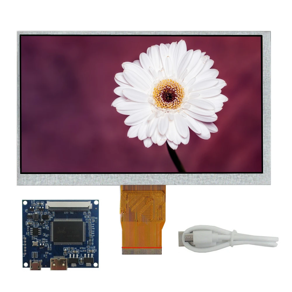 

7-inch IPS LCD display Screen module Mini HDMI driver control board Raspberry Pi/Banana/windows auxiliary portable monitor