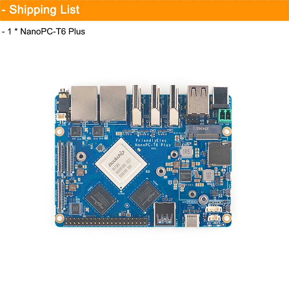 NanoPC T6 Plus Development Board with 2.5G Ethernet
