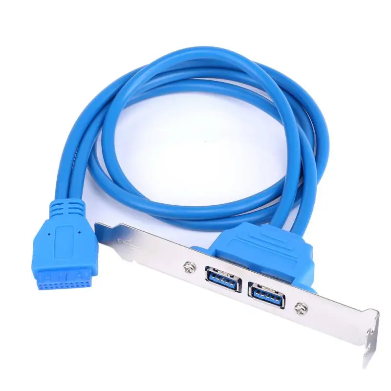 Baffle Connecting Line New Double Usb3.0 5gbps High-speed Oxidation Resistance 20pin Usb3.0 20p-2af Baffle Line Baffle Cable