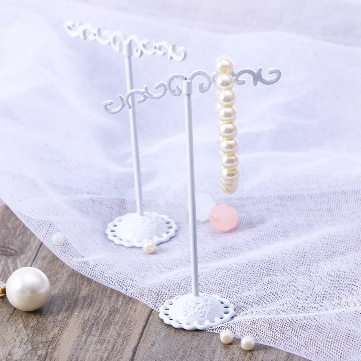 

3pcs Iron Jewelry Holder Tree Stand 3 Sizes Multi Hook Branches For Earrings Necklaces Bracelets Display Organizer Rack Storage