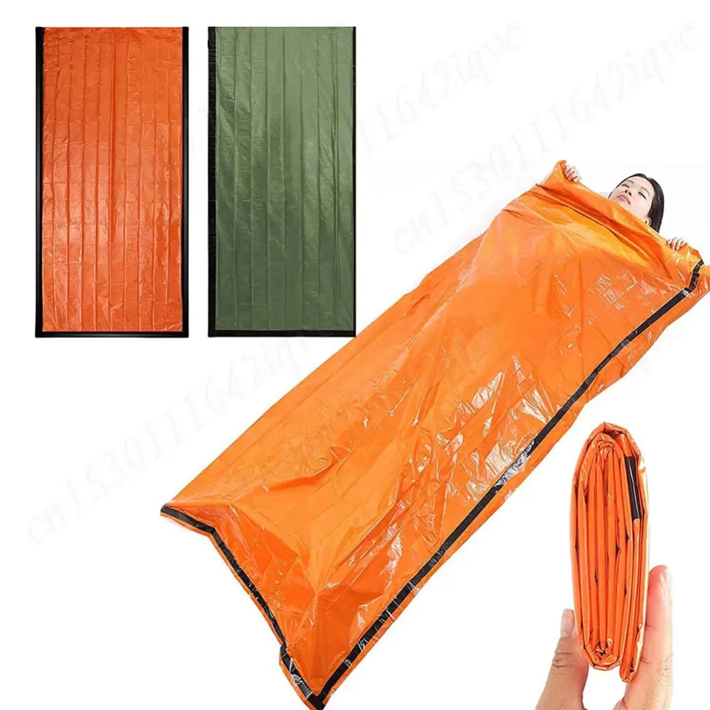 1-3Pcs Emergency Sleeping Bag Waterproof Survival Thermal Blankets Portable Sleeping Bag First Aid Rescue Mylar Insulate Blanket