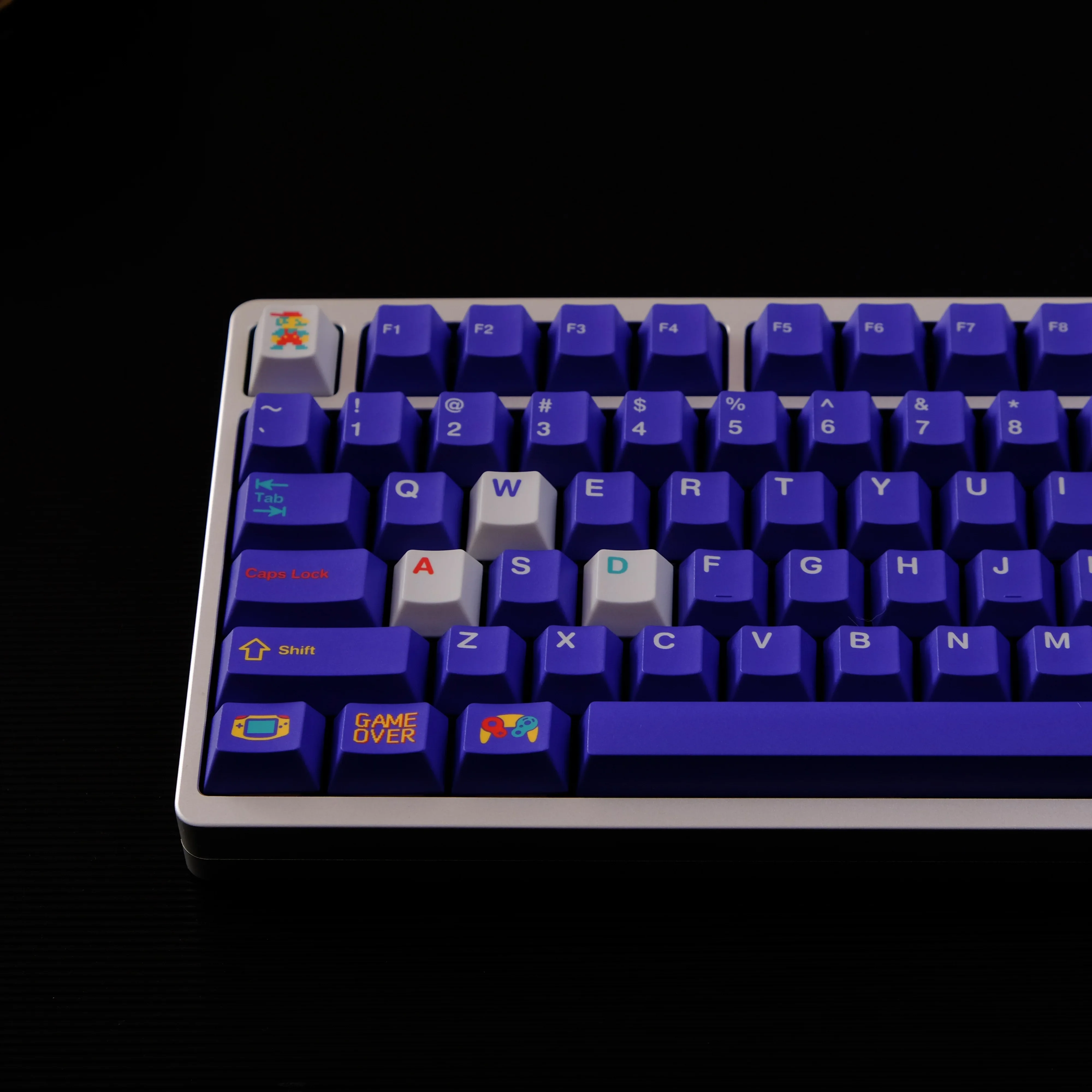 Aifei NGC أغطية مفاتيح أرجوانية لعبة PBT صبغ التسامي ارتفاع الكرز للوحة المفاتيح الميكانيكية AULA F75 Mad 60 Ajazz Anne Pro 2 GK61 #3