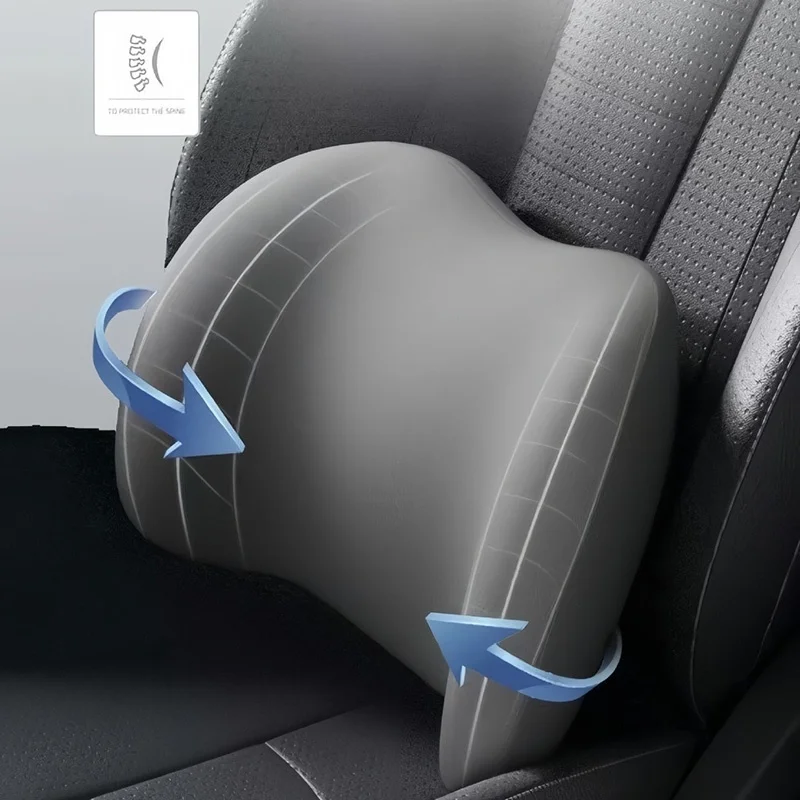 Fahrer-Lendenwirbelstütze Kopfstütze Lendenkissen Taillenstütze Auto-Lendenwirbelstütze Kopfstütze Auto-Lendenwirbelstütze Rückenlehne