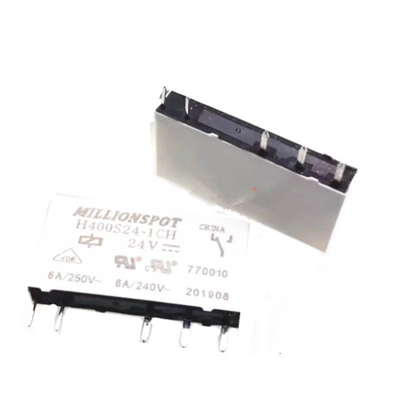 

HOT NEW H400S24-1CH H400S241CH 24VDC DCV24 24V 6A 5PIN relay