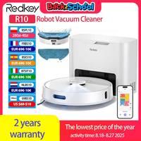 Redkey R10 Robot Vacuum Cleaner 2-in-1 Auto Vacuum Mop Wiping Function LiDAR Navigation Strong 4000Pa Suction Power 4 L Dust Bag