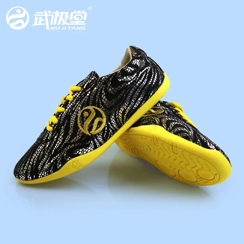 Competition Training Professional Martial Arts Shoes Men Women Wear-resistant Sports Shoes Soft-soled Lightweight Tai Chi Shoe