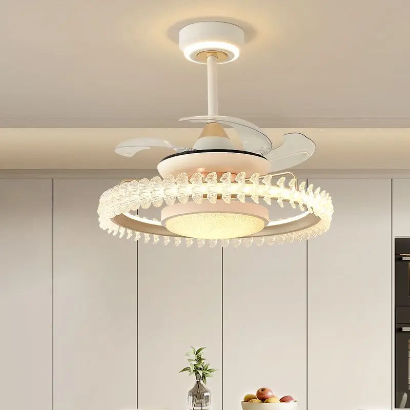Italian fan light living room dining room bedroom whole house package combination simple smart fan light