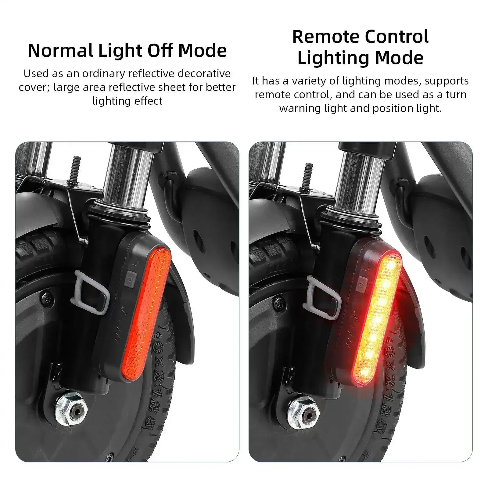 Electric Scooter LED Warning Turn Signal Light Intelligent Remote Control Turn Signal Light for Xiaomi M365 1S Pro  Parts