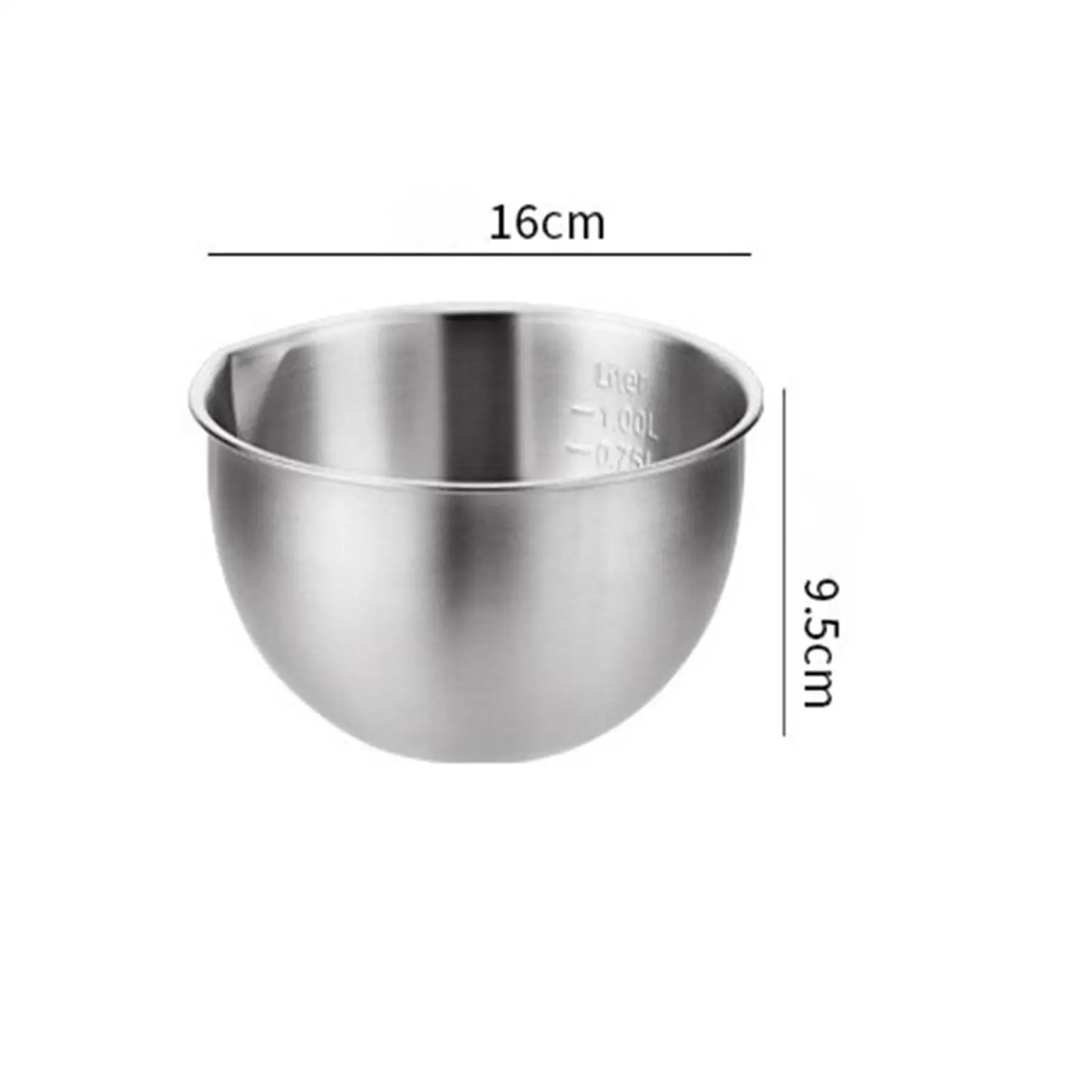 Stainless Steel Deep Mixing Bowl Kitchen Utensils Cooking Bowl Serving Bowl for Pancakes Baking Dessert Marinades Cooking
