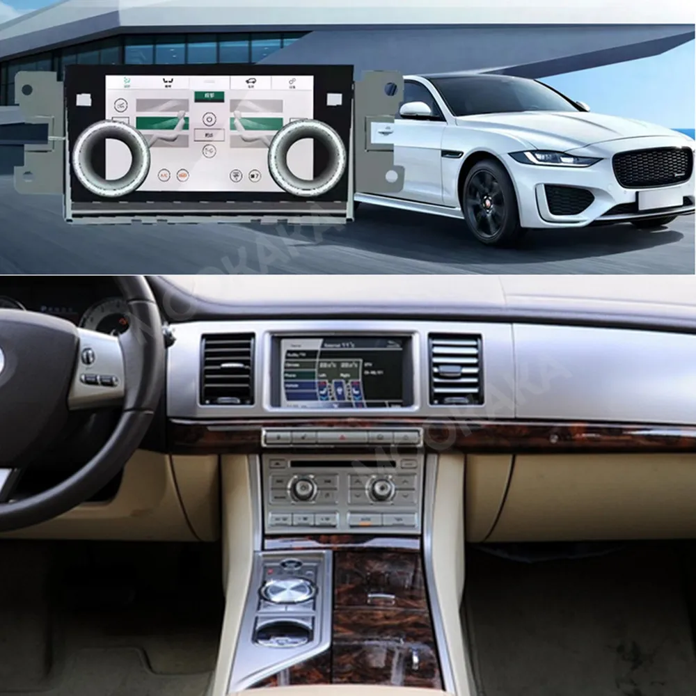 For Jaguar XF 2008~2015 Car Radio Player Android Carplay Air Conditioning Touch Screen Multimedia GPS Navigation Head Unit view 4