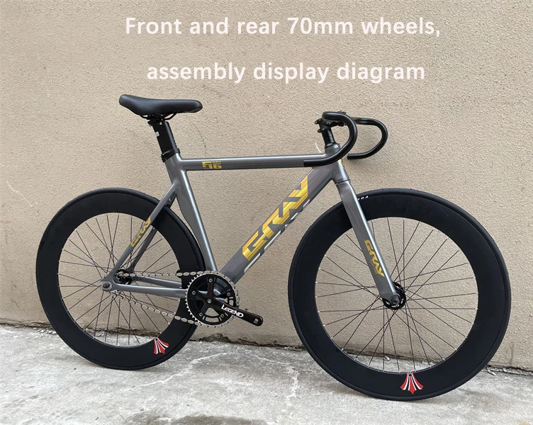 700C*70m Fixie Flip-flop Aluminum Alloy Rim Single Speed Track Bicycle Wheel Hight 70mm Bearing Hub Fixed Gear Bike Wheel