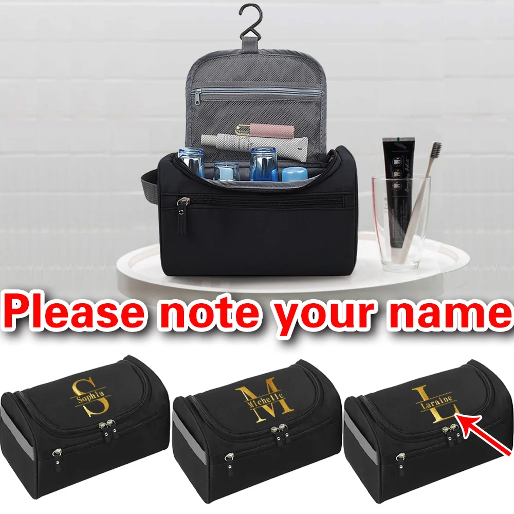 

Personalized Customized New Travel Cosmetic Bag Wash Bag Large-capacity Multifunctional Storage Cosmetics.