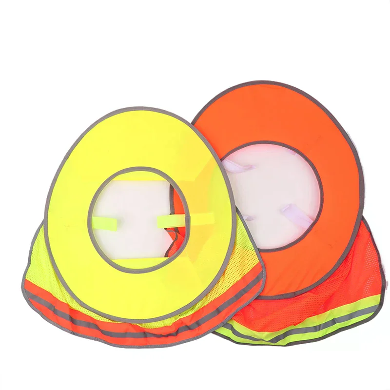 Arbeitersicherheitskappe mit Nackenschutz, reflektierende Schutzhelmkrempe, Sommer-Sonnenschutz-Helmüberzug.