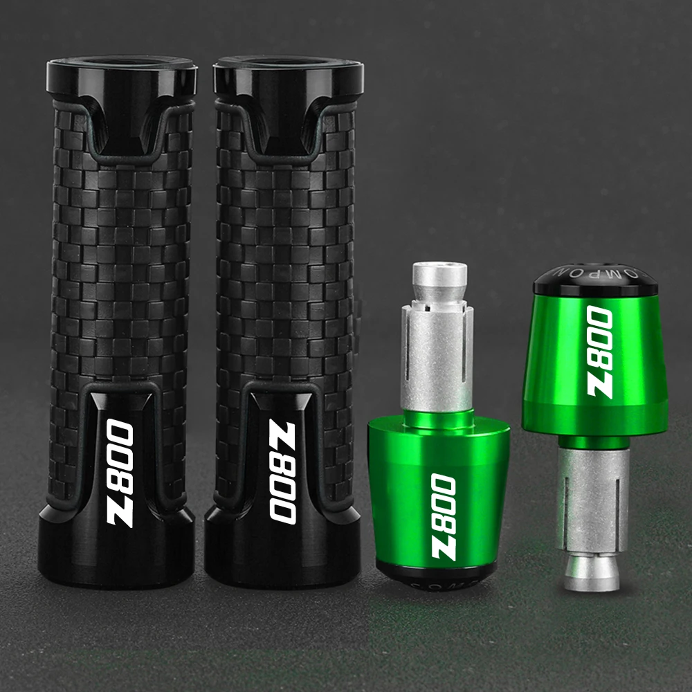 

Motorcycle accessories 7/8" 22MM Handlebar Grips Handle Bar Cap End Plugs For KAWASAKI Z800 2013 2014 2015 2016 2017 z800 Z 800