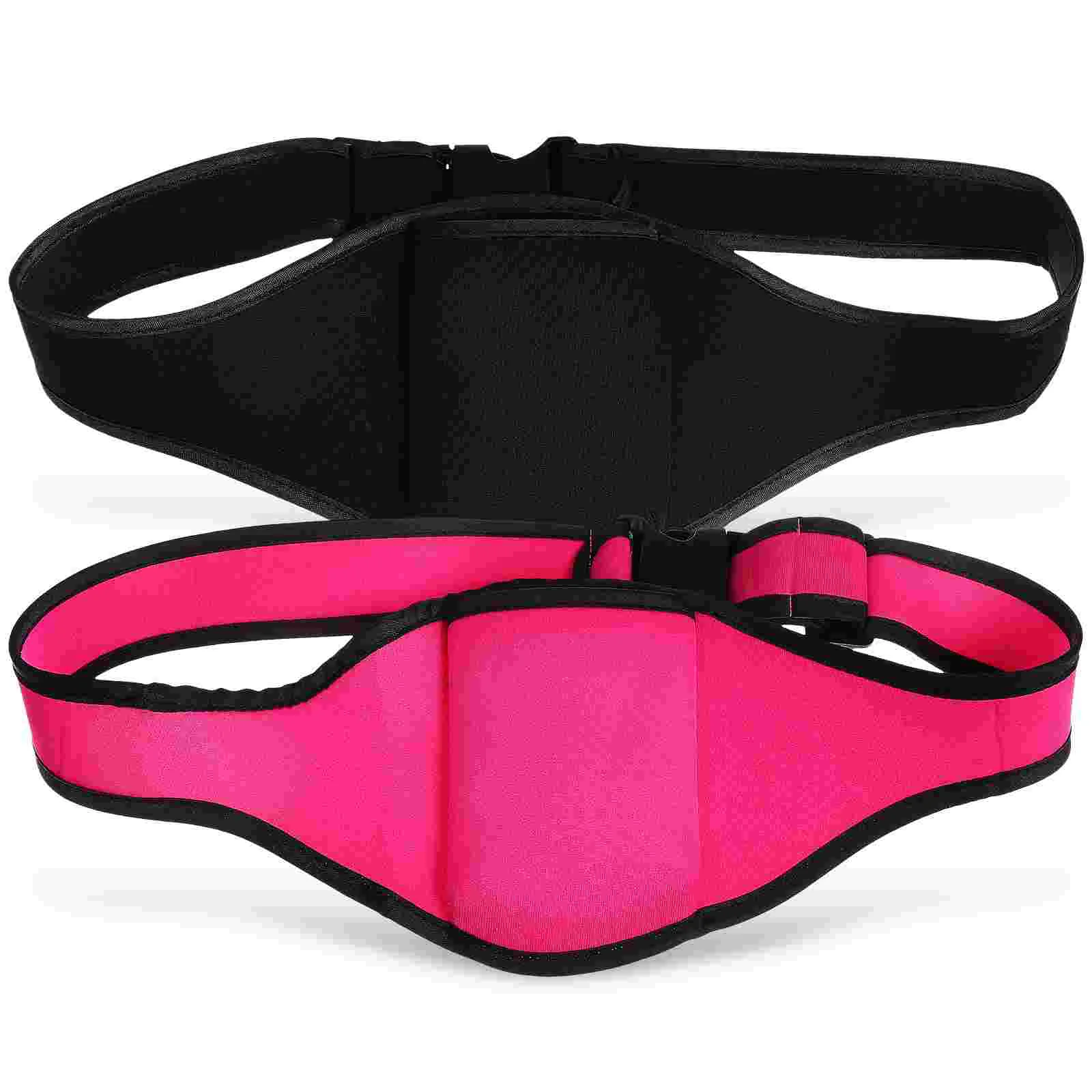 

2 Pcs Video Camera Fanny Pack Travel Wireless Earphones Mic Belt Fitness Neoprene Stand Bag