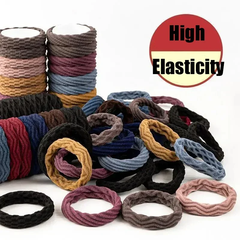 

20Pcs Women Girls Simple Basic Elastic Hair Bands Ties Scrunchie Ponytail Holder Rubber Bands Fashion Headband Hair Accessories