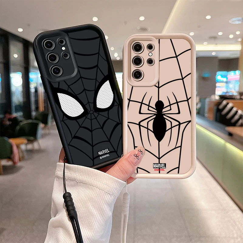 

Marvel Spider-Man LOGO For OPPO Realme GT6 3 13 12 11 9 8 C75 C67 C65 C63 C55 C53 C35 C33 C31 C30 C21 C20 C15 Phone Case